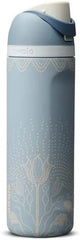 Owala 24fl oz Stainless Steel Special Edition FreeSip Water Bottle - Studded Garden
