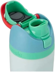 Owala FreeSip Kids 16 fl. oz. Rain Forest BPA Free Water Bottle with Spout Lid