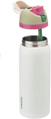 Owala FreeSip Insulated Stainless Steel Water Bottle with Straw, BPA-Free Sports Water Bottle, Great for Travel, 32 Oz, Alpine Sport