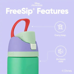 Owala Princess FreeSip Stainless Steel Water Bottle 24 oz Ariel