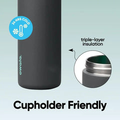 Owala FreeSip Stainless Steel Water Bottle 24 oz Foggy Tide