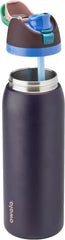 Owala FreeSip Stainless Steel Water Bottle 40 oz Night Safari