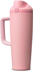 Owala FreeSip Tumbler Stainless Steel Water Bottle 30 oz Rose Quartz