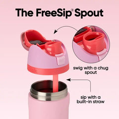 Owala FreeSip Stainless Steel Water Bottle 24 oz Angel Food Cake