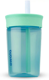 Owala Tumbler Kids Plastic Water Bottle 15 oz Blues