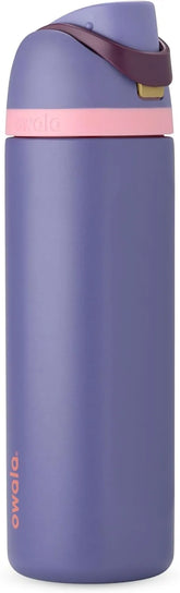 Owala FreeSip Stainless Steel Water Bottle 24 oz Blue (Blue Jay)