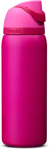 Owala FreeSip Stainless Steel Water Bottle 32 oz Read My Lips