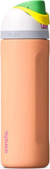 Owala FreeSip Stainless Steel Water Bottle 24 oz Peachy Keen