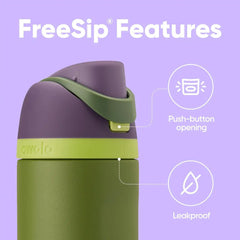 Owala Marvel FreeSip Stainless Steel Water Bottle 24 oz Hulk