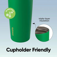 Owala FreeSip Sway Insulated Stainless Steel Water Bottle with Two-Way Spout, Built-In Straw and Bucket Handle, Made for Travel, School, and Sports, BPA Free, Leak Proof, 30 oz, Putting Green