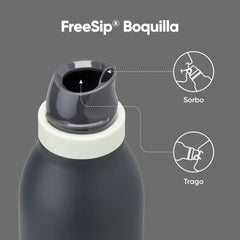 Owala FreeSip Twist Stainless Steel Water Bottle 24 oz Foggy Tide
