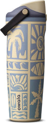 Owala FreeSip Sway Stainless Steel Water Bottle 30 oz Vintage Surf