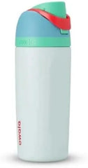 Owala FreeSip Kids 16 fl. oz. Rain Forest BPA Free Water Bottle with Spout Lid
