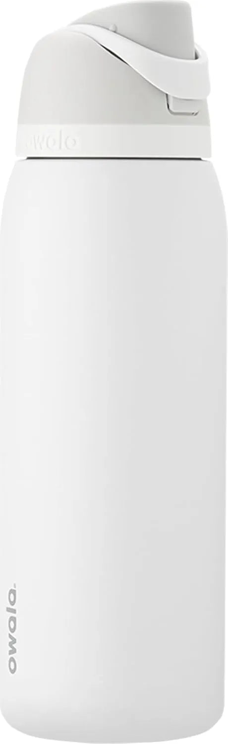 Owala FreeSip Stainless Steel Water Bottle 40 oz Shy Marshmallow