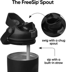 Owala FreeSip Sway Stainless Steel Water Bottle 18 oz Very, Very Dark