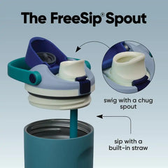 Owala FreeSip Sway Stainless Steel Water Bottle 40 oz Denim