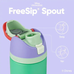 Owala Princess FreeSip Stainless Steel Water Bottle 24 oz Ariel