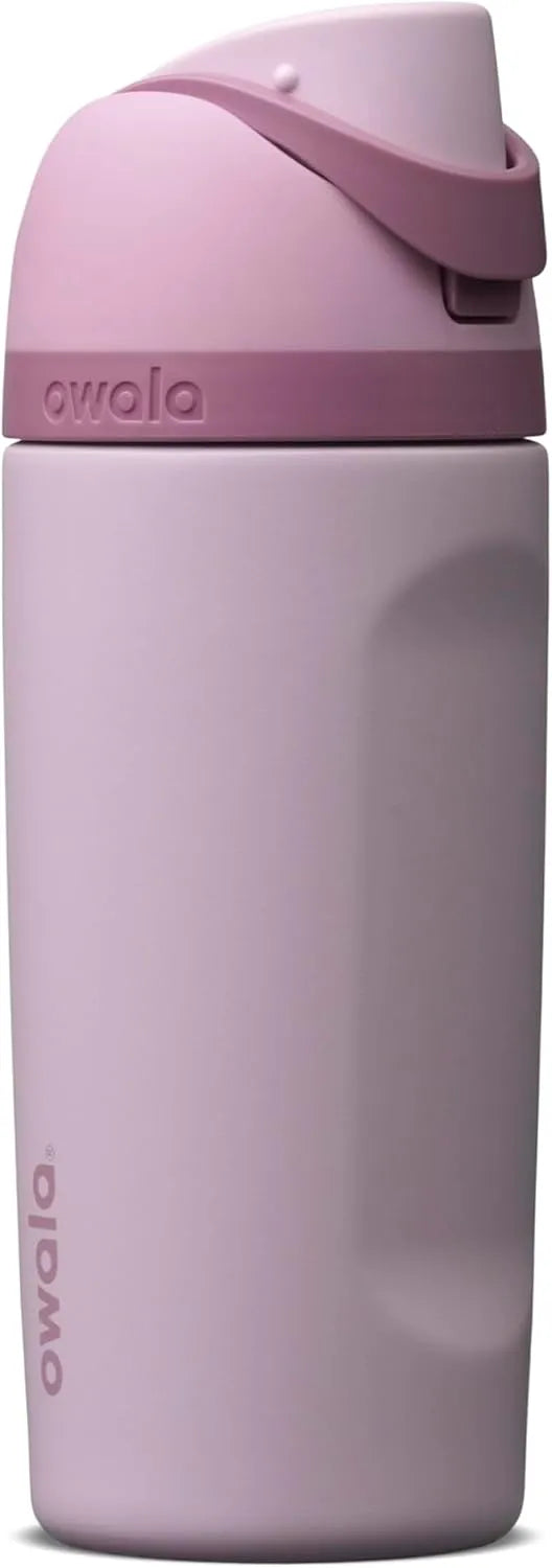 Owala FreeSip Kids Stainless Steel Water Bottle 16 oz Lilac You A lot