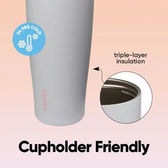 Owala FreeSip Tumbler Stainless Steel Water Bottle 30 oz Beach House