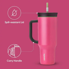 Owala Tumbler Stainless Steel Water Bottle 40 oz Watermelon Breeze