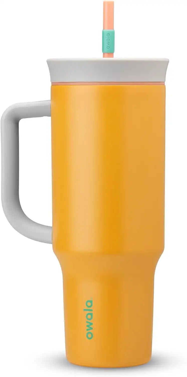 Owala Tumbler Stainless Steel Water Bottle 40 oz Tropical