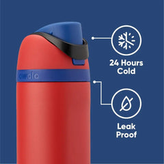 Owala Marvel FreeSip Stainless Steel Water Bottle 24 oz Spiderman
