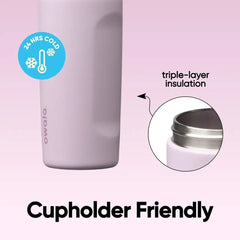 Owala FreeSip Kids Stainless Steel Water Bottle 16 oz Lilac You A lot