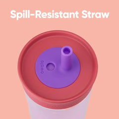 Owala Tumbler Kids Plastic Water Bottle 15 oz Lilac Rocket