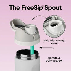 Owala FreeSip Stainless Steel Water Bottle 24 oz Dreamy Field