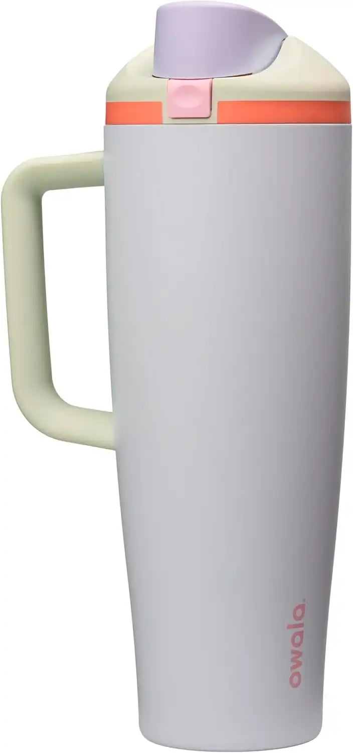 Owala FreeSip Tumbler Stainless Steel Water Bottle 40 oz Beach House