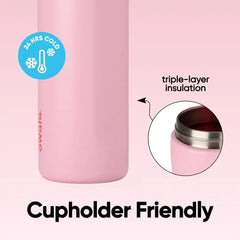 Owala FreeSip Stainless Steel Water Bottle 24 oz Angel Food Cake