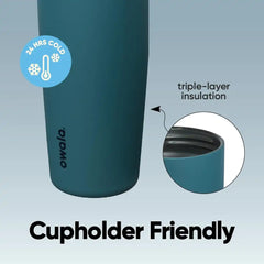 Owala FreeSip Sway Stainless Steel Water Bottle 40 oz Denim