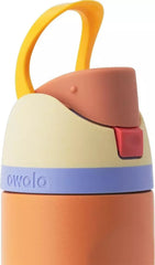 Owala FreeSip Stainless Steel Water Bottle, Lemon Meringue, 24 oz