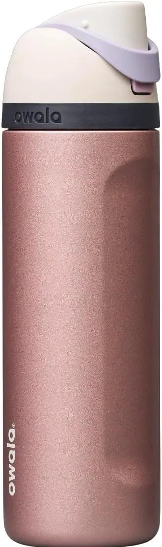 Owala FreeSip Stainless Steel Water Bottle 24 oz, Boss Babe