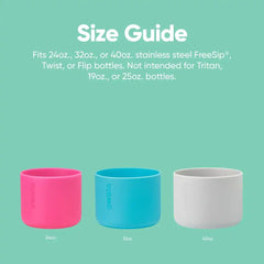 Owala Silicone Boot Accessory for Stainless Steel Water Bottles, Anti-Slip Dent Protective Sleeve, Protects FreeSip, Mint, Made 24 Oz Water Bottle