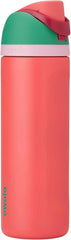 Owala FreeSip Stainless Steel Water Bottle 24 oz Strawberry Fields