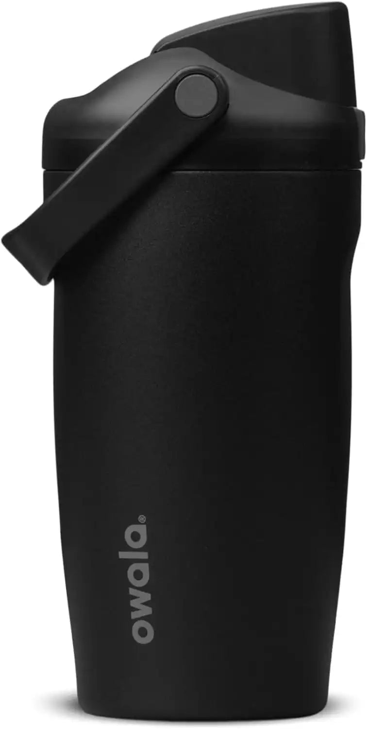 Owala FreeSip Sway Stainless Steel Water Bottle 18 oz Very, Very Dark