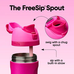 Owala FreeSip Stainless Steel Water Bottle 24 oz Read My Lips