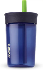 Owala Tumbler Kids Plastic Water Bottle 15 oz Home Base