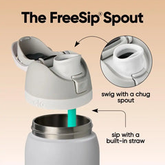 Owala FreeSip Stainless Steel Water Bottle 32 oz Boneyard
