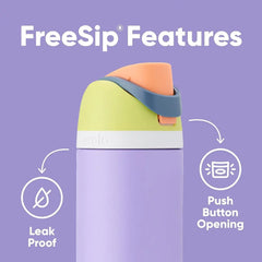 Owala FreeSip Stainless Steel Water Bottle 24 oz Surfs Edge