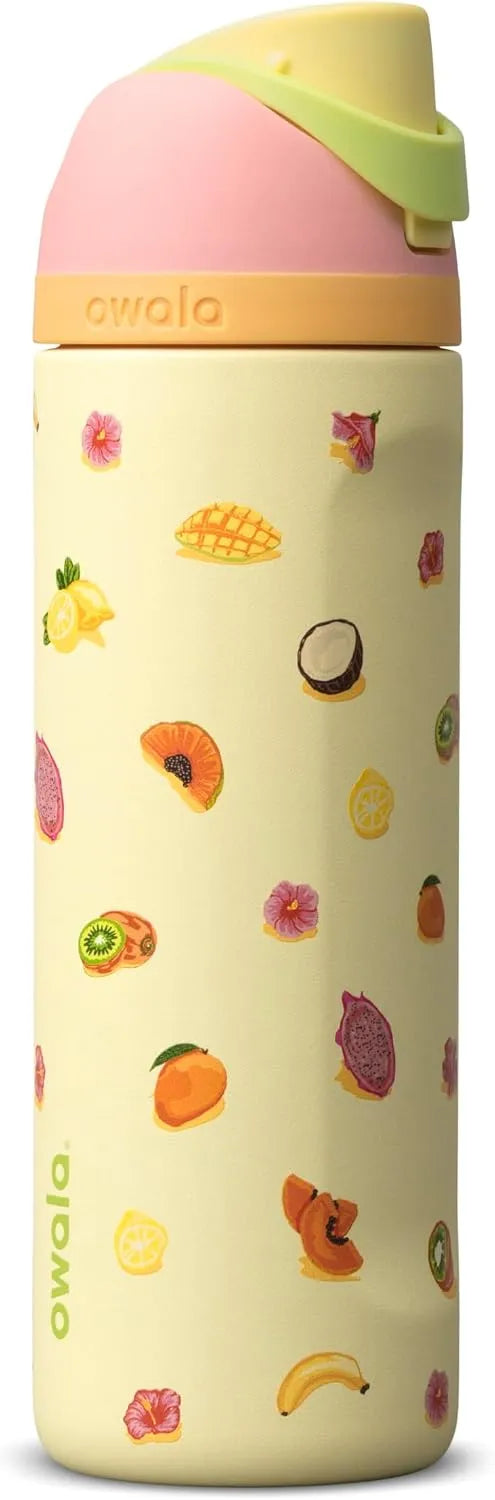 Owala FreeSip Stainless Steel Water Bottle 24 oz Just Ripe (Fruit)