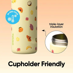 Owala FreeSip Stainless Steel Water Bottle 24 oz Just Ripe (Fruit)