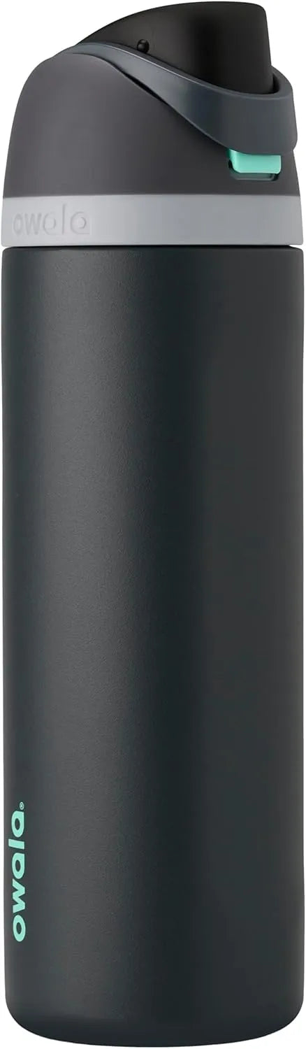 Owala FreeSip Stainless Steel Water Bottle 24 oz Foggy Tide