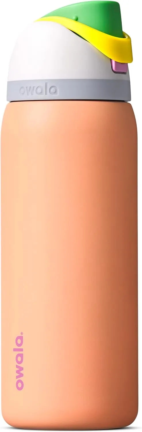Owala FreeSip Stainless Steel Water Bottle 32 oz Peachy Keen