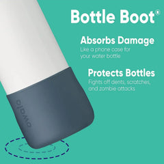 Owala Silicone Boot Accessory for Stainless Steel Water Bottles, Anti-Slip Dent Protective Sleeve, Protects FreeSip, Mint, Made 24 Oz Water Bottle