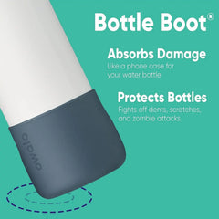 Owala Silicone Boot Accessory for Stainless Steel Water Bottles, Anti-Slip Dent Protective Sleeve, Protects FreeSip, Black, Made 40 Oz Water Bottle