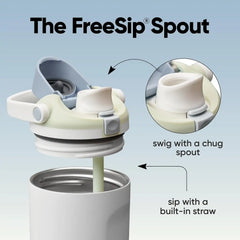 Owala FreeSip Sway Stainless Steel Water Bottle 40 oz Iced Breeze