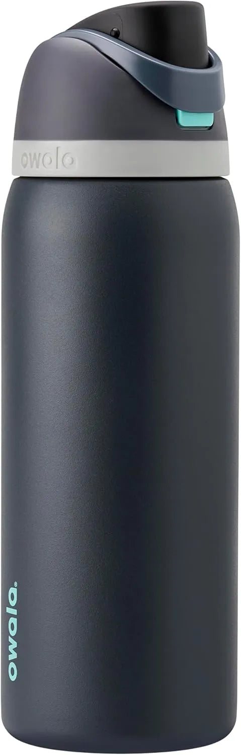 Owala FreeSip Stainless Steel Water Bottle 32 oz Foggy Tide