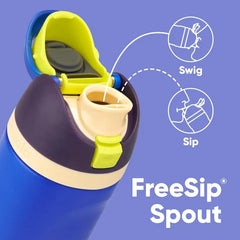 Owala FreeSip Kids Stainless Steel Water Bottle 16 oz Celestial Sphere